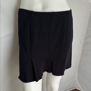 Express vintage 90s Y2K black skater mini skirt